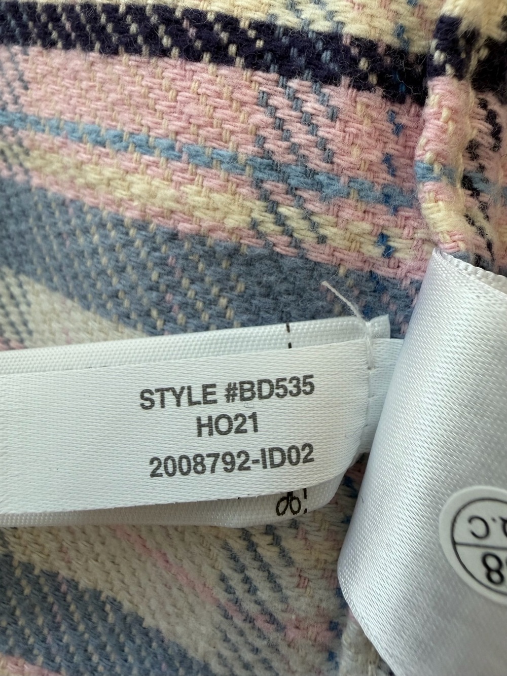 NWT J. Crew Lavender Plaid Pearl Snap Relaxed Shirt Shacket Women’s Size 12 / L - Picture 10 of 16